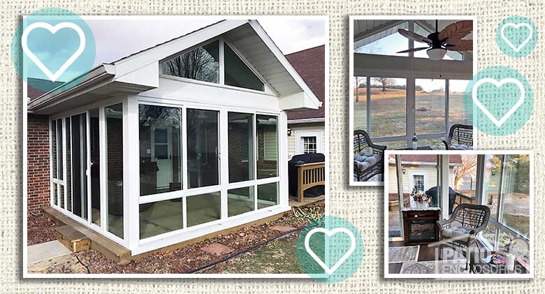 Three Season Room with Insulated Glass — Burnettsville, IN