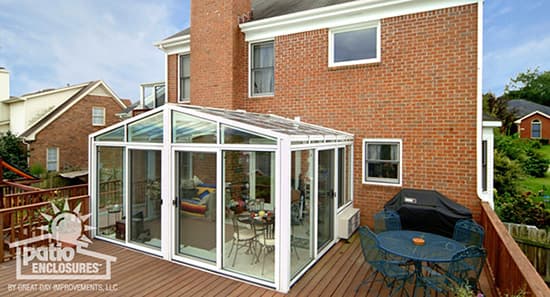 solarium with deck