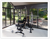 Patio Enclosures Sunroom as Home Gym