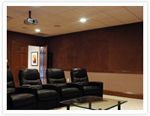 SoftWall Finishing Systems Home Theater Photo