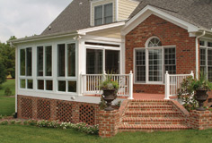 Patio Enclosures Sun Room Addition with Single Slope Roof