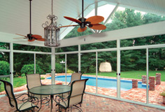 Patio Enclosures Screen Room Addition with Gable Roof