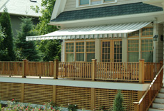 Patio Enclosures Home Improvement Project - Deck and Retractable Awning