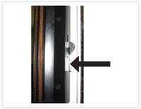 Patio Enclosures Anti-Lift Bar Image - Securtiy Feature