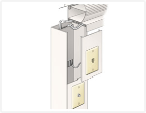 Patio Enclosures Sunroom Electrical Raceway - Allows for Easy Wiring