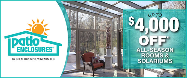 Save up to $4,000 on your sunroom