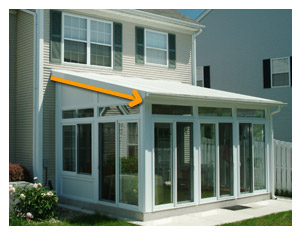 Single-Slope Roof Sunroom Picture