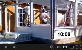 Building a Sunroom: Before & After Time Lapse