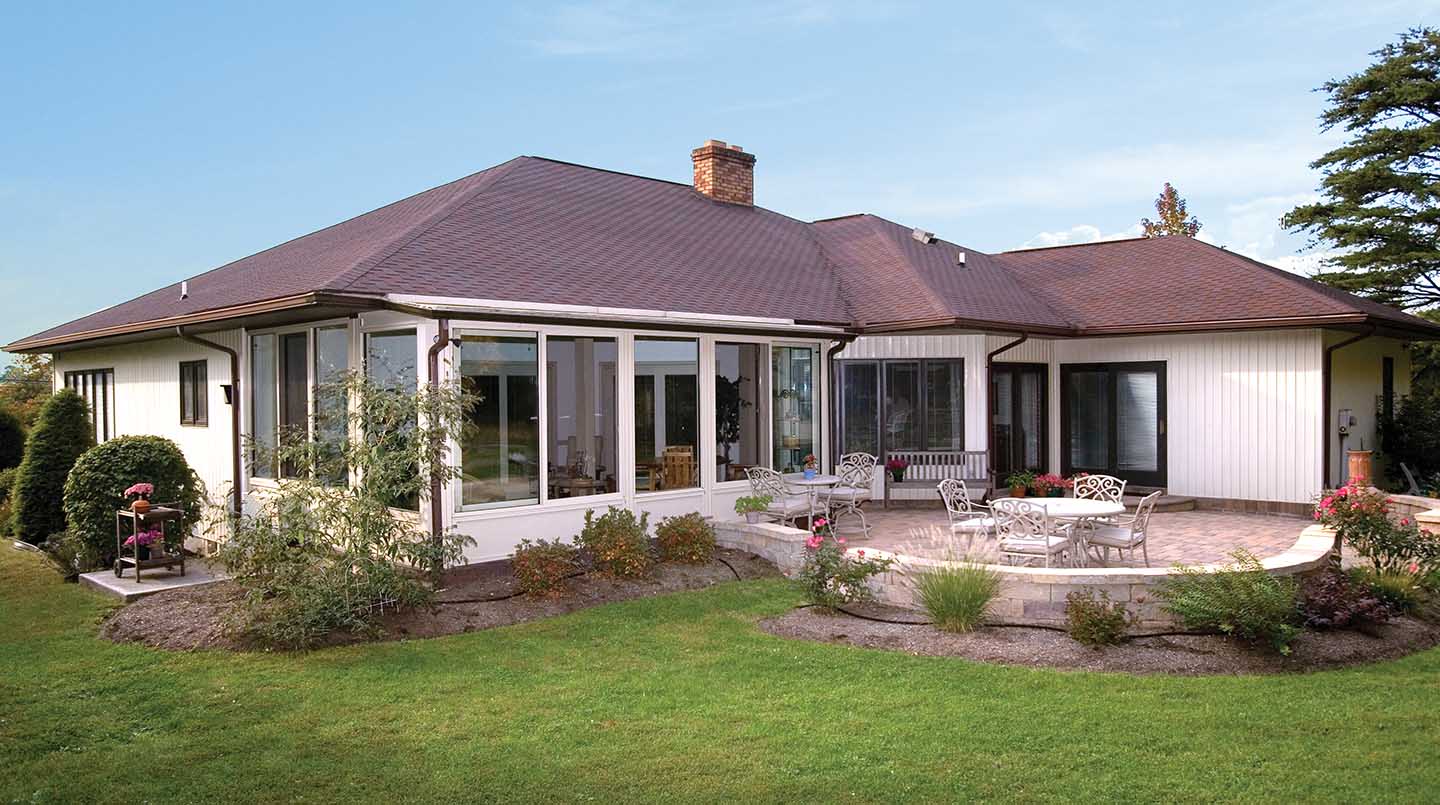 vinyl sunroom patio sunrooms enclosures porch kits rooms windows screen addition season four doors three