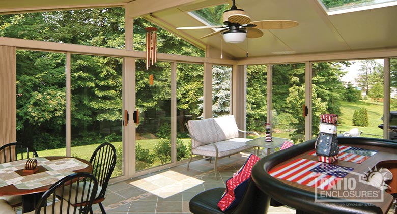 Three Season Room Sunroom Patriotic Decorations