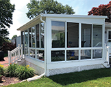metal framed screen room