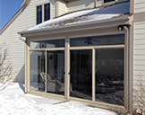 metal framed screen room