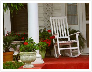 Decorate your front porch. 