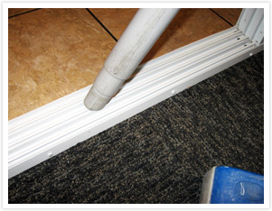 Get your sunroom ready for spring - vacuum out your window and door tracks