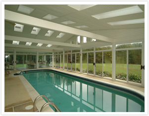 glass pool enclosure