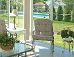 Sunroom with flowers