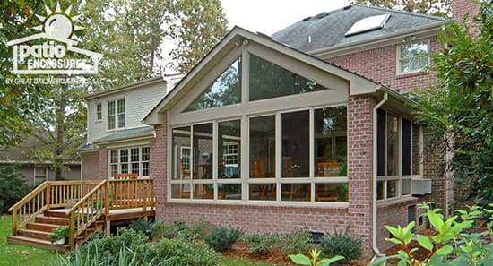 Atlanta sunroom with deck