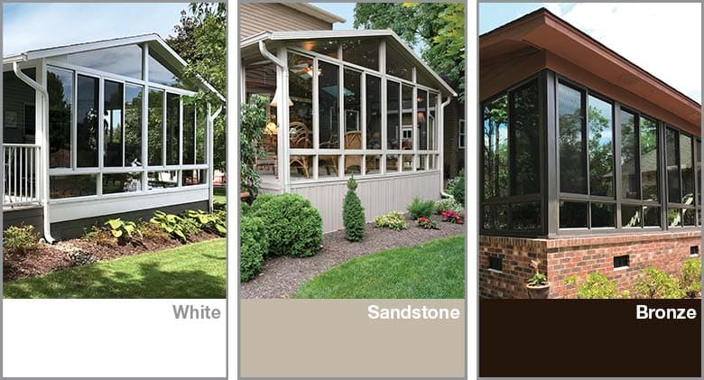 Sunroom Frame Color Options