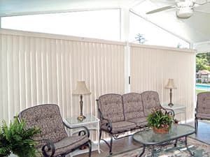 sunroom window treatments