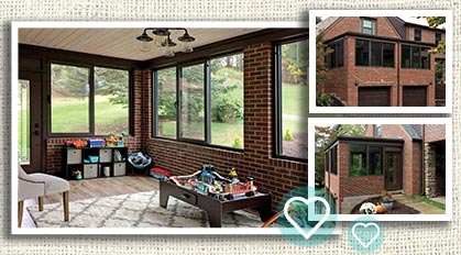 Customer Sunroom Addition Pictures - Fall 2017