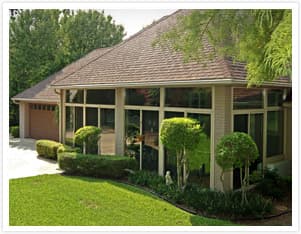 Screen Room with Porch Roof Photo