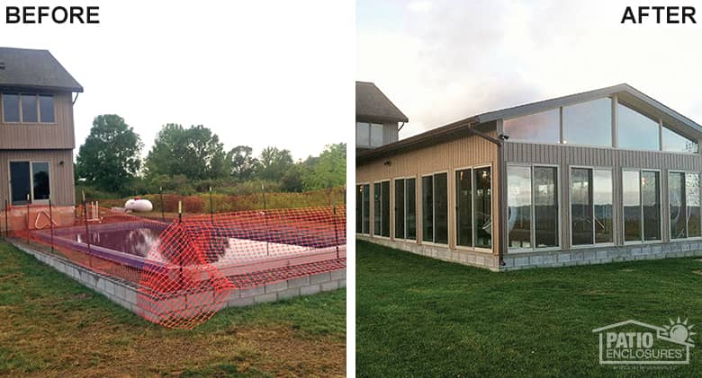 Baltimore Screened-in Porch into a Glass Sunroom Photo 1