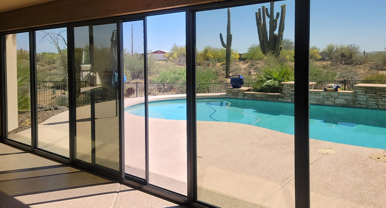 Beautiful three season room with insulated glass.