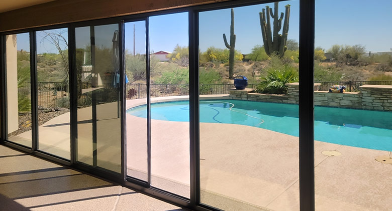 Beautiful three season room with insulated glass.