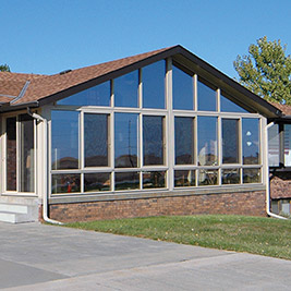 Four Season Sunroom Aluminum Sandstone Frame