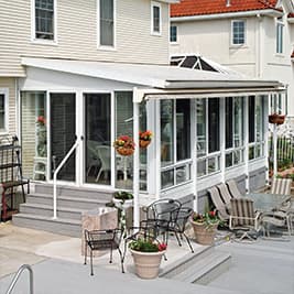 four-season-sunroom single slope roof