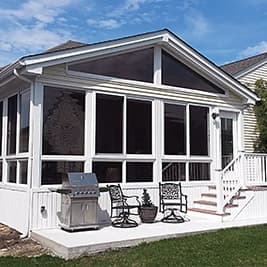 Four Season Sunroom White Frame