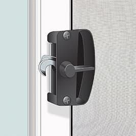 Screen Room - Single-point locking system