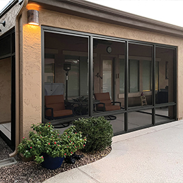 Screen Room Bronze Aluminum Frame