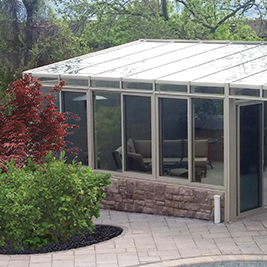 Sunroom All Glass Roof Insulated