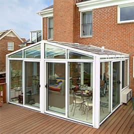 solarium sunroom gable roof