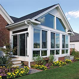 sunroom custom wood roof