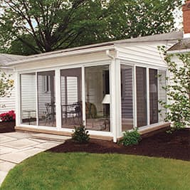 sunroom single slope roof