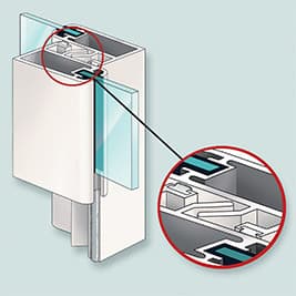 Sunroom weatherlock advanced with interlock sash